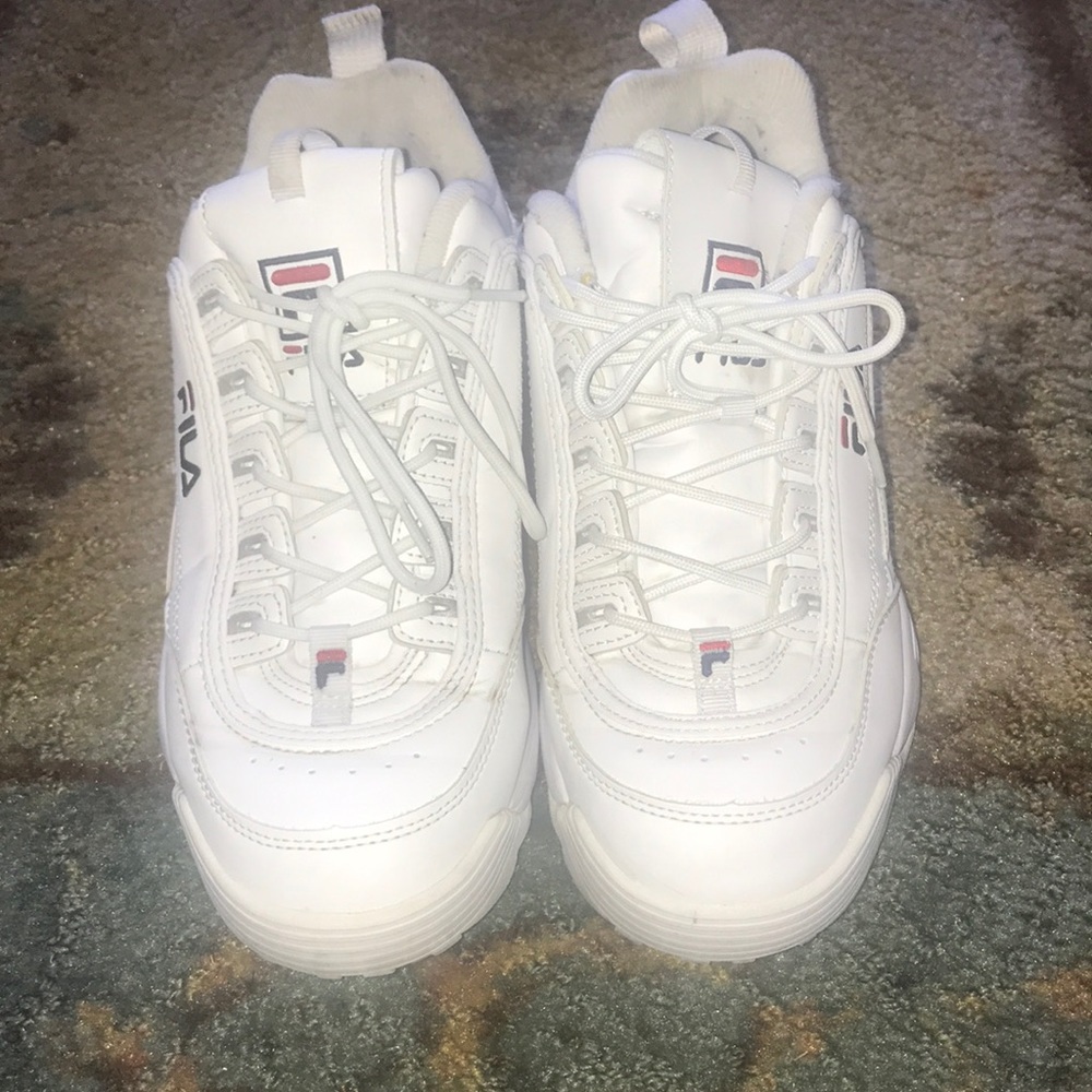 Fila Disruptor Sneakers (chunky white sneakers)